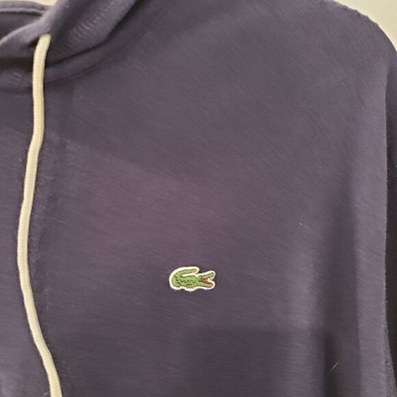 Lacoste cotton pullover hoodie - Picture 2 of 4